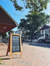 The St. Michaels Farmers Market. Photo