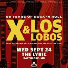 X & Los Lobos / Lyric Baltimore / Sep 24 Photo