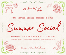 Howard County Chamber Summer Social Photo