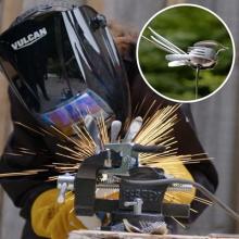 Welding bird Photo