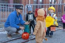 Trick or Treat with Trains Photo