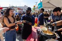 Seventh State serving food at Taste of Bethesda Photo