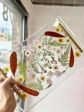 Floral Resin Tray Photo