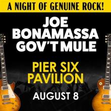 Joe Bonamassa / Pier Six / Aug 8 Photo