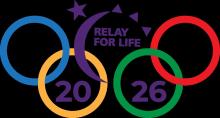 Relay and Olympic Rings Photo