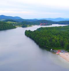 Aerial view of Allegany County