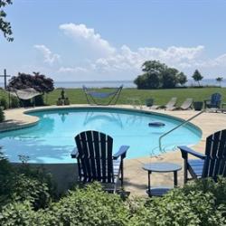 Our pool is open May-October to enjoy uninterrupted peace and quiet. Photo